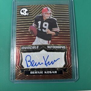 2021 Chronicles Bernie Kosar Invincible Autographs‎ Red /75